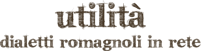 dialetti romagnoli in rete